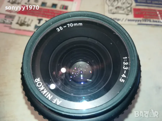 NIKON MADE IN JAPAN-ОБЕКТИВ ВНОС SWISS 0111241616, снимка 8 - Обективи и филтри - 47803676