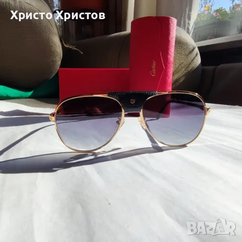 Мъжки луксозни слънчеви очила Cartier CT0036S Made in France , снимка 3 - Слънчеви и диоптрични очила - 47350896