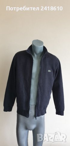 Lacoste Full Zip Mens Size M ОРИГИНАЛ! Мъжко Горнище с цял цип!, снимка 11 - Спортни дрехи, екипи - 40255365