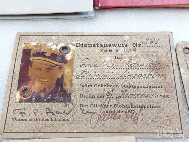 WW2-немски военни документи и фотографии/цени от 60 до 1000 лв, снимка 14 - Антикварни и старинни предмети - 52516848