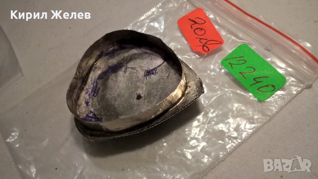 Венецианско стъкло МУРАНО Посребрено старо БИЖУ - 12240, снимка 5 - Колекции - 28298214