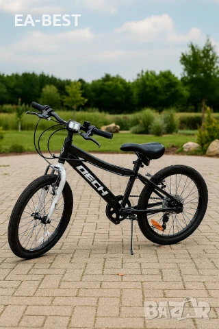 🚲 Детски велосипед Dech, 20”, 7 скорости, Черен 🚲