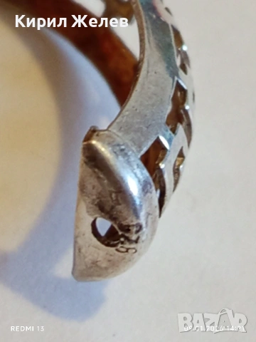 Сребърни обеци с дизайн Гръцки ключ символизира безкрайност и вечния поток на живота 51937, снимка 5 - Части - 53043750