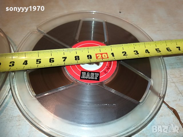 basf-germany 2бр ролки за магнетофон 1105211108, снимка 5 - Ресийвъри, усилватели, смесителни пултове - 32835129