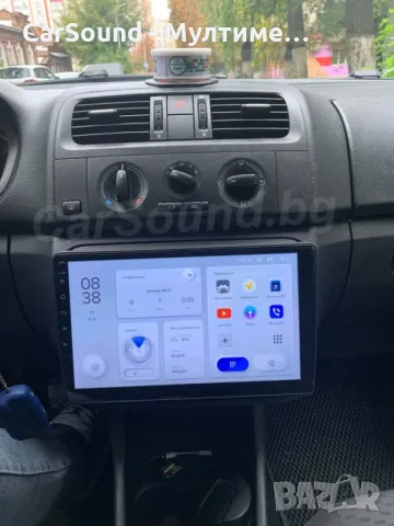 Skoda Fabia 2 - 10.1" Android 14 Мултимедия Шкода Фабиа 2 2007-2014 Навигация Андроид, снимка 2 - Аксесоари и консумативи - 49821896