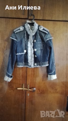 Екстравагантно дънково якенце , снимка 6 - Якета - 40696794