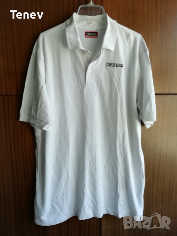 Kappa оригинална бяла мъжка тениска размер XL, снимка 1 - Тениски - 36573722