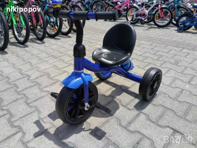 BYOX Триколка Cavalier Lux син, снимка 11 - Детски велосипеди, триколки и коли - 53564248