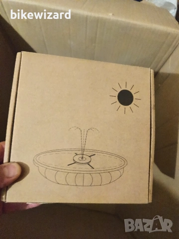 Соларна помпа за фонтан 3.5W със 7 дюзи – черна за градина и езерце НОВА, снимка 5 - Басейни и аксесоари - 53013674