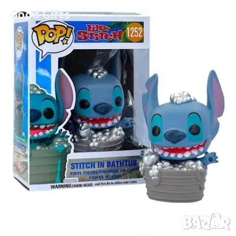 Funko POP Фигурка Стич в Банята Stitch in the Bath #1252, снимка 1 - Фигурки - 48983596