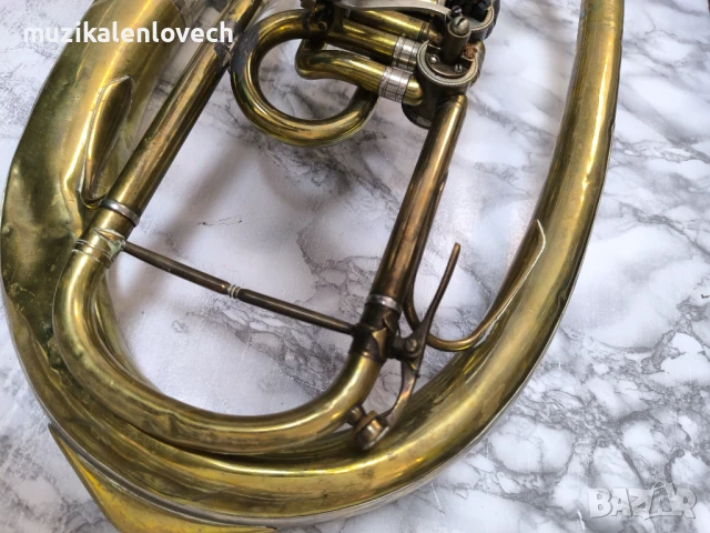 Bb Baritone instrumentenfabrik Christian Reiner - баритон, басфлигорна made in Germany, снимка 12 - Духови инструменти - 50891933