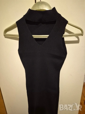 фръци черна рокля Радис, снимка 3 - Рокли - 53261005