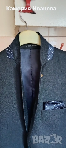 Ризи -17 лв,Костюм Marco Menti,Andrew's,черен,розов и бял костюм ,сака,ризи 