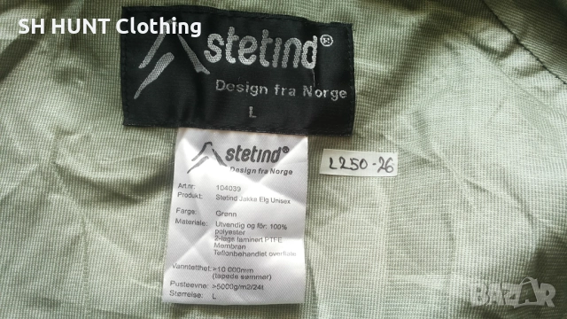 Stetind WATERPROOF Jacket размер L за лов риболов яке водонепромокаемо - 1747, снимка 16 - Екипировка - 52883980