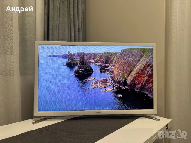 Телевизор Samsung 32” Smart TV YouTube Бял
