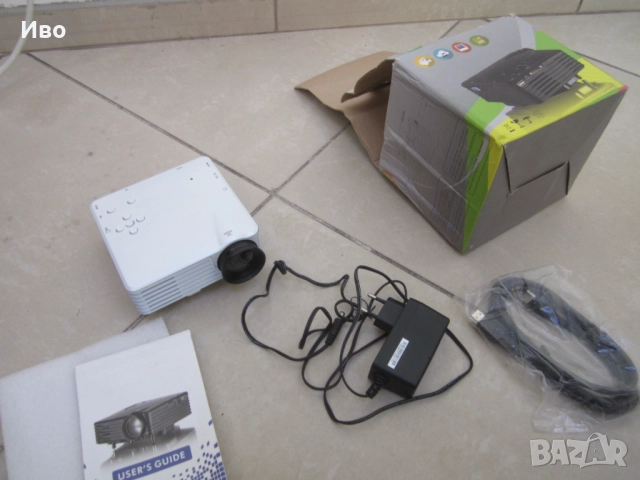 Портативен мини LED проектор GP7S HDMI, SD, USB VGA, снимка 9 - Плейъри, домашно кино, прожектори - 51710971