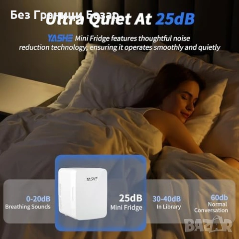 Нов Мини хладилник за козметика и напитки 10L охлаждане + затопляне, снимка 7 - Хладилници - 53368625