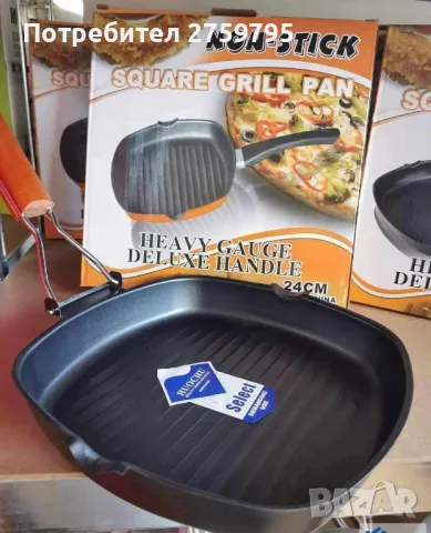 НОВО.Грил тиган с незалепващо покритие.