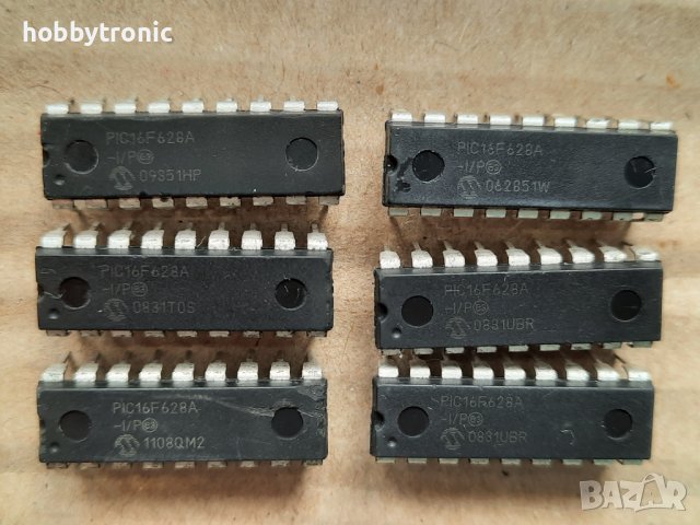 PIC16F628A-I/P микроконтролери , снимка 1 - Друга електроника - 38508263