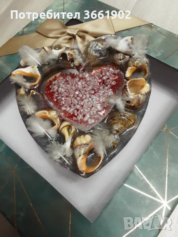 Сърце морски стил , снимка 5 - Декорация за дома - 39895976