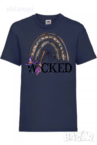 Детска тениска Wicked Witch,Halloween,Хелоуин,Празник,Забавление,Изненада,Обичаи,, снимка 10 - Детски тениски и потници - 38158791
