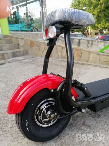 ЕЛЕКТРИЧЕСКИ СКУТЕР Maxmotors Little City Harley 1200W RED 2022, снимка 5 - Мотоциклети и мототехника - 38509844