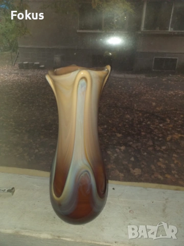 Страхотна голяма ваза Мурано