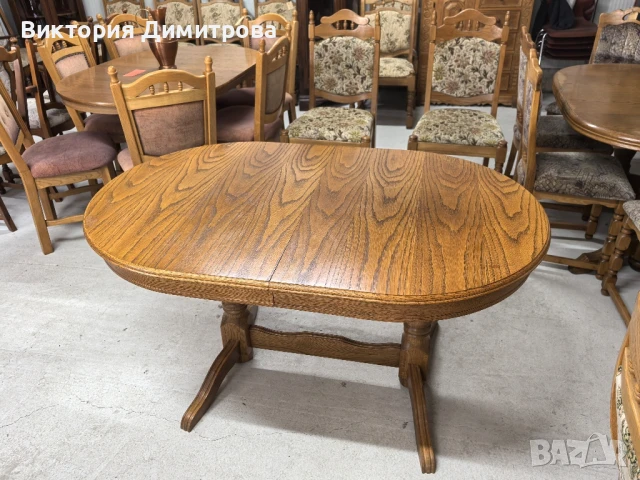 Разтегателна трапезна маса , снимка 2 - Маси - 50499766