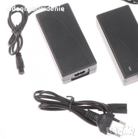 3PIN 8мм Зарядно 36V42V2A Винтоверт Ъглошлайф Флекс Прахосмукачка Резачка Трион Зеге Дрон Лодка Кола, снимка 2 - Прахосмукачки - 39832801