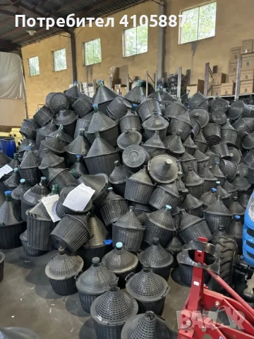 Стъклени дамаджани за вино и ракия - 5 литра, 10 литра, 15 литра, 20 литра, 25 литра, 34 литра и 54 