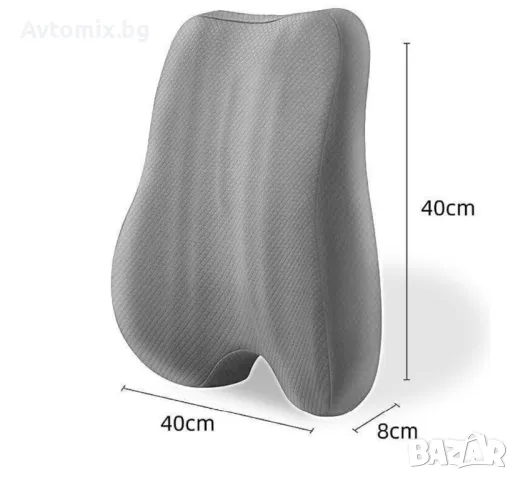 Възглавница за гръб,за кола ,за офис за вкъщи ,Супер Комфорт, снимка 2 - Аксесоари и консумативи - 49661358