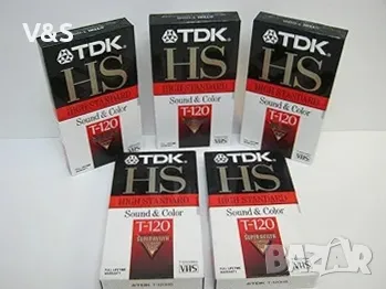 Видео касета TDK High Standard T-120 VHS Tape ,запечатана, снимка 2 - Други жанрове - 48681765