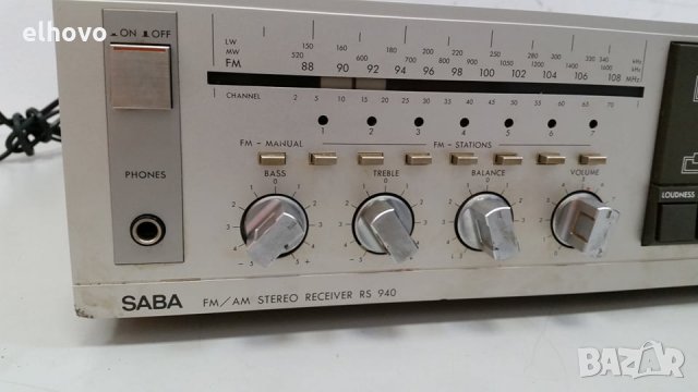 Ресивър Saba RS 940, снимка 8 - Ресийвъри, усилватели, смесителни пултове - 28668588