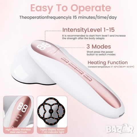 Антицелулитен масажор - Fat Burning Iron, снимка 4 - Масажори - 53446842