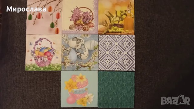 Салфетки за колекция или декупаж , снимка 3 - Колекции - 40380991