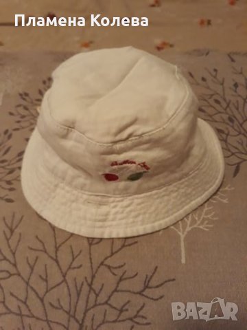 Лятна шапка двулицева, снимка 2 - Бебешки шапки - 26706563