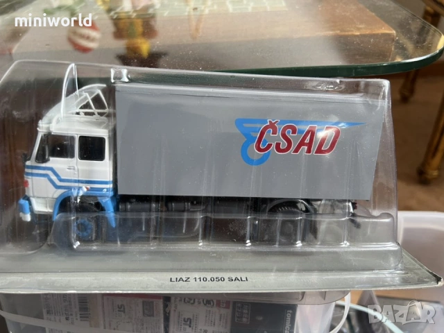 Liaz Мадара 110.050 Skoda фургон - мащаб 1:43 на DeAgostini моделът е нов в блистер, снимка 11 - Колекции - 53238981