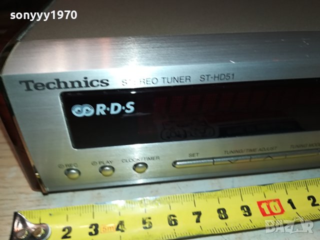 TECHNICS ST-HD51 TUNER-MADE IN JAPAN-ВНОС SWISS 1412231037, снимка 8 - Ресийвъри, усилватели, смесителни пултове - 43407172