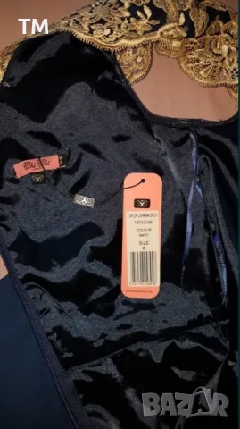 ЧИСТО НОВА! Разкошна официална рокля, размер "S", снимка 4 - Рокли - 47545219