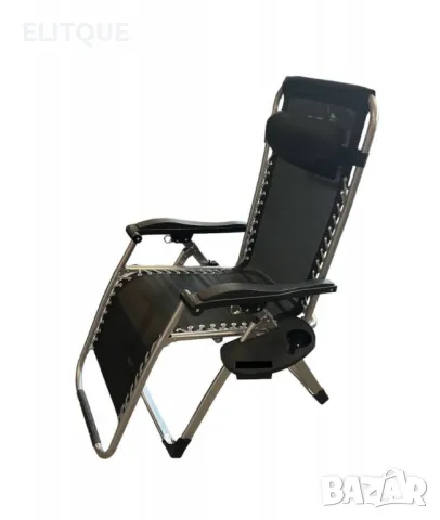 Cтол тип шезлонг cгъваем и регулируем с облегалка за градина или тераса