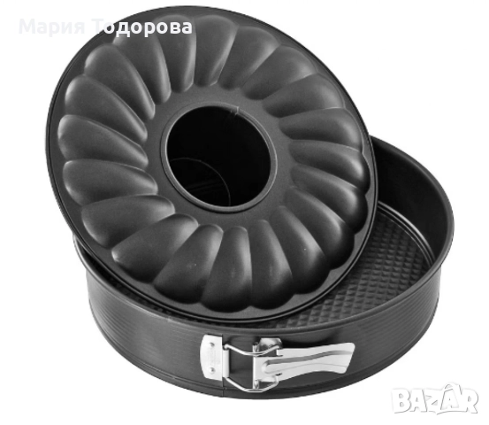 Кръгла форма за печене с две дъна 18см, снимка 3 - Форми - 52968603