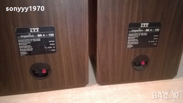 itt imperion br-4-100 100w/8ohm-внос швеицария, снимка 18 - Тонколони - 26245906