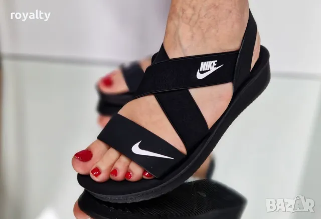 Nike черни дамски сандали , снимка 6 - Сандали - 50393964