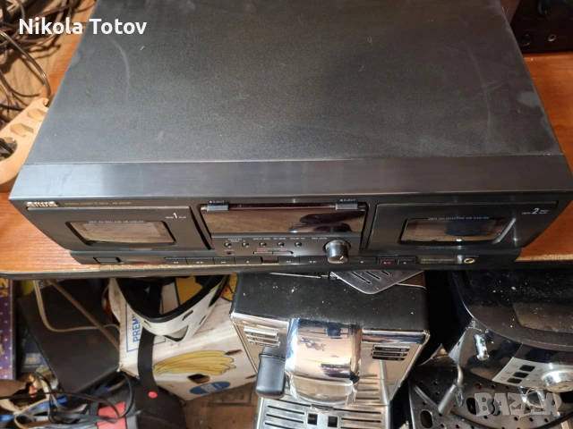 Продава се двукасетен дек Aiwa AD-WX727. , снимка 5 - Декове - 53330648