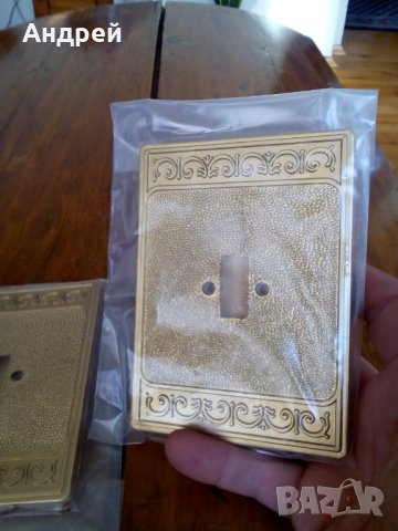 Стара капачка за електрически ключ #2, снимка 2 - Антикварни и старинни предмети - 27442067