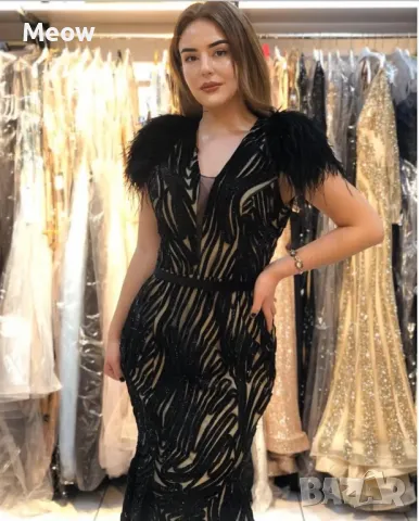 Бална рокля тип русалка, снимка 1