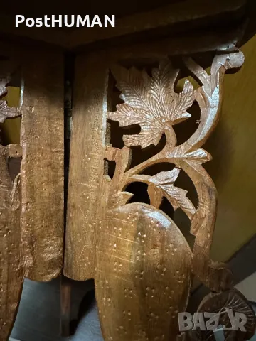 Дървена масичка , снимка 3 - Антикварни и старинни предмети - 47440056