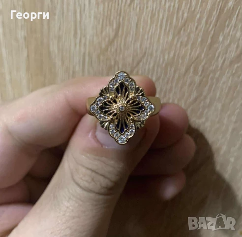 Buccellati пръстен с лабораторни диаманти , снимка 2 - Пръстени - 51398427