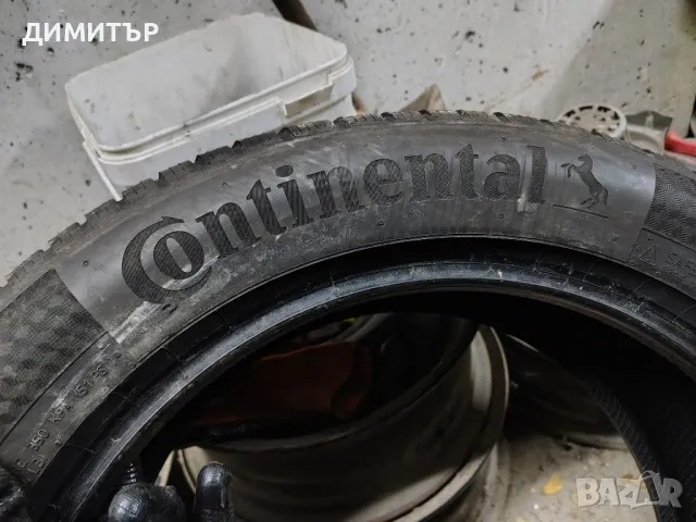 2бр.зимни гуми CONTINENTAL 235/55/18 100H DOT 3523, снимка 4 - Гуми и джанти - 49262201