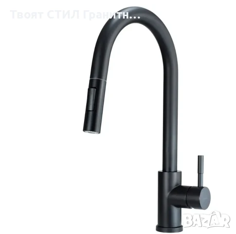 Графитната кухненска мивка Oslo XL (500x590 мм) е топ избор за модерна кухня , снимка 3 - Мивки - 50535362